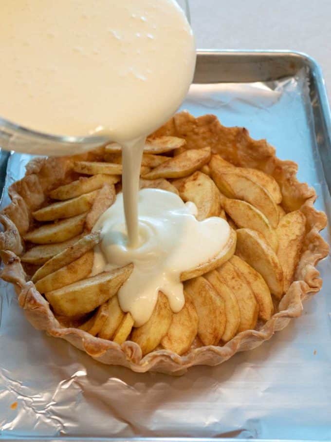 Tarte Normande aux Pommes (Julia Child's Custard Apple Tart) Pudge Factor