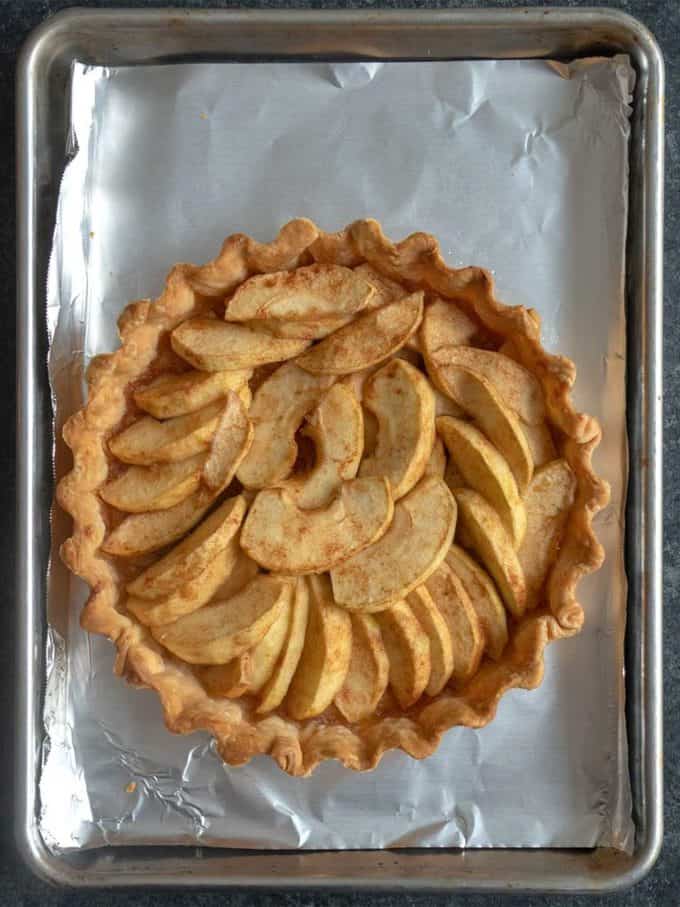 Tarte Normande aux Pommes (Julia Child's Custard Apple Tart) Pudge Factor