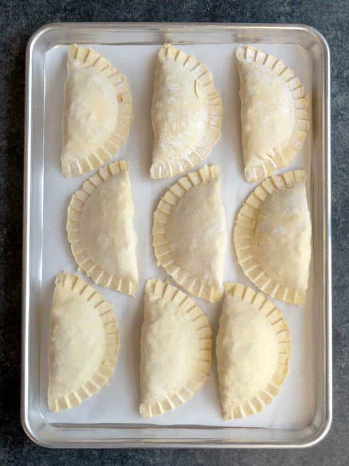 Pasties ready for the Freezer 
