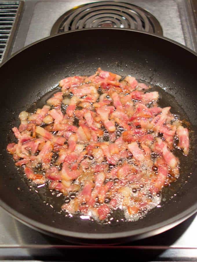 Cooking bacon