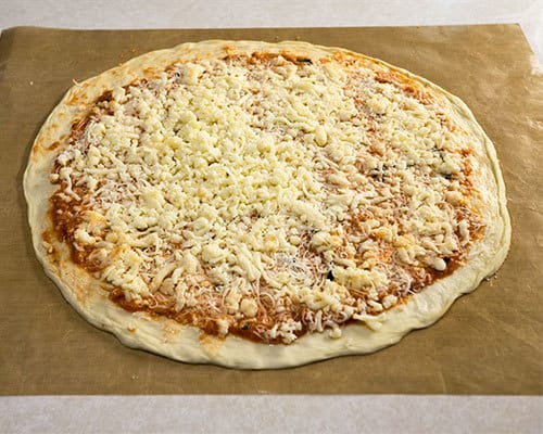 Assembled Thin Crust Pizza