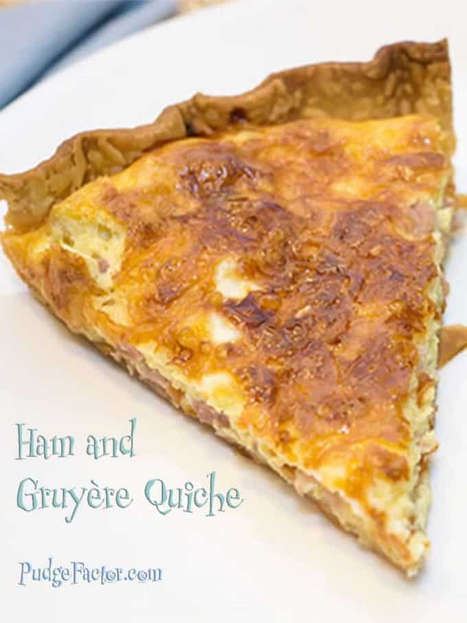 Ham and Gruyère Quiche Pudge Factor