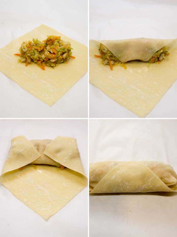 Rolling Egg Rolls