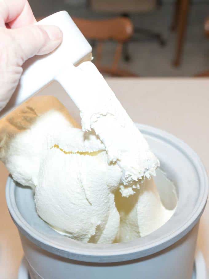 Processed ice cream