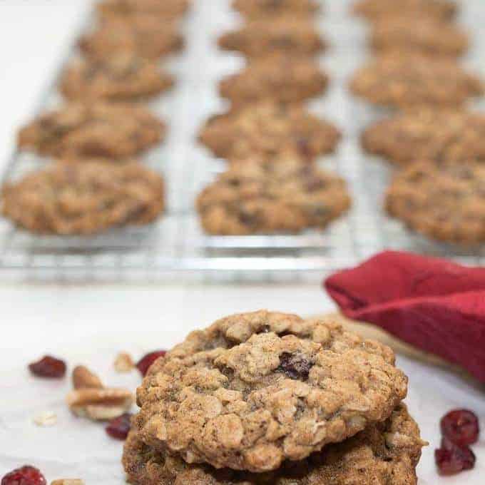 A delicious twist on an old favorite. Full of healthy oats, Craisins, and toasted pecans.