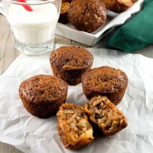 Loaded with apples, toasted pecans, pineapple and coconut, these moist Apple Mini-Muffins are delicious for breakfast or an anytime snack!