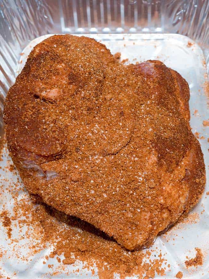 Dry Rubbed pork