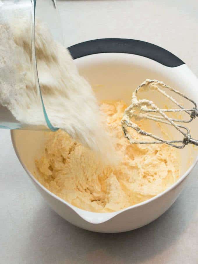 Adding_Flour to Southern Cheese Straws