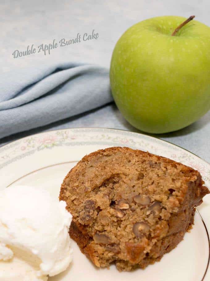 Double Apple Bundt Cake