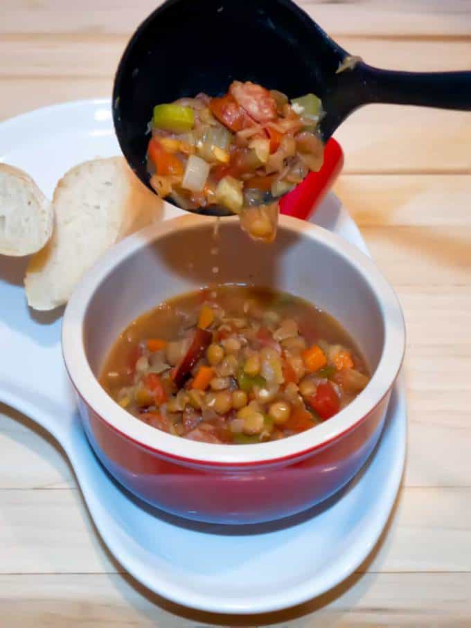 Lentil and Sausage Soup 