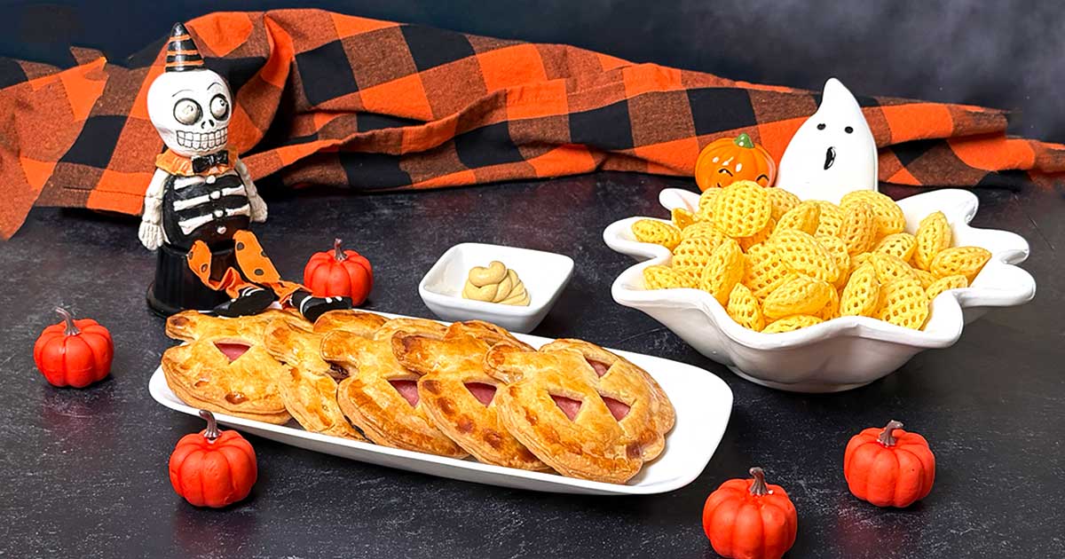 Halloween ham and swiss hand pies.
