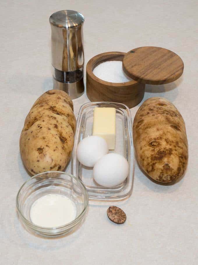 ingredients for duchess potatoes