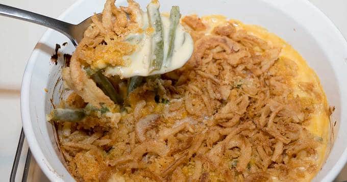 Grown-up Green Bean Casserole