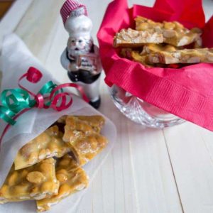 Old-Fashioned Peanut Brittle - The perfect gift for the holidays.
