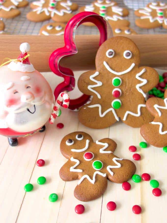 Classic Holiday Gingerbread Men - soft and chewy on the inside with just the right amount of crunch on the outside!