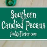 Southern candied pecans are a perfect make-ahead holiday gift for your friends and family. They're super simple to make, and stay deliciously crunchy when packaged in air tight containers.