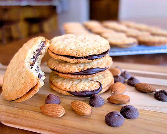 Almond Chocolate Sandwich Cookie