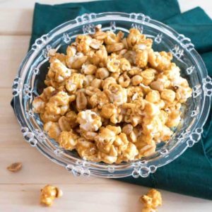 Old-Fashioned Caramel Corn is sweet, crunchy, and totally addictive. When stored in an airtight container, caramel corn will keep for several weeks.