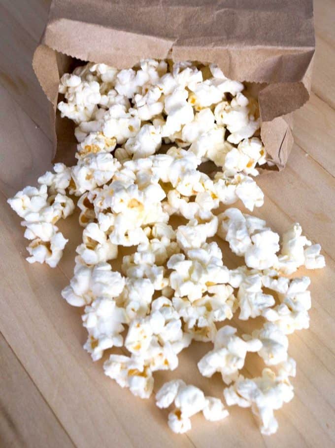 Skinny Microwave Popcorn in Paper Bag Pudge Factor