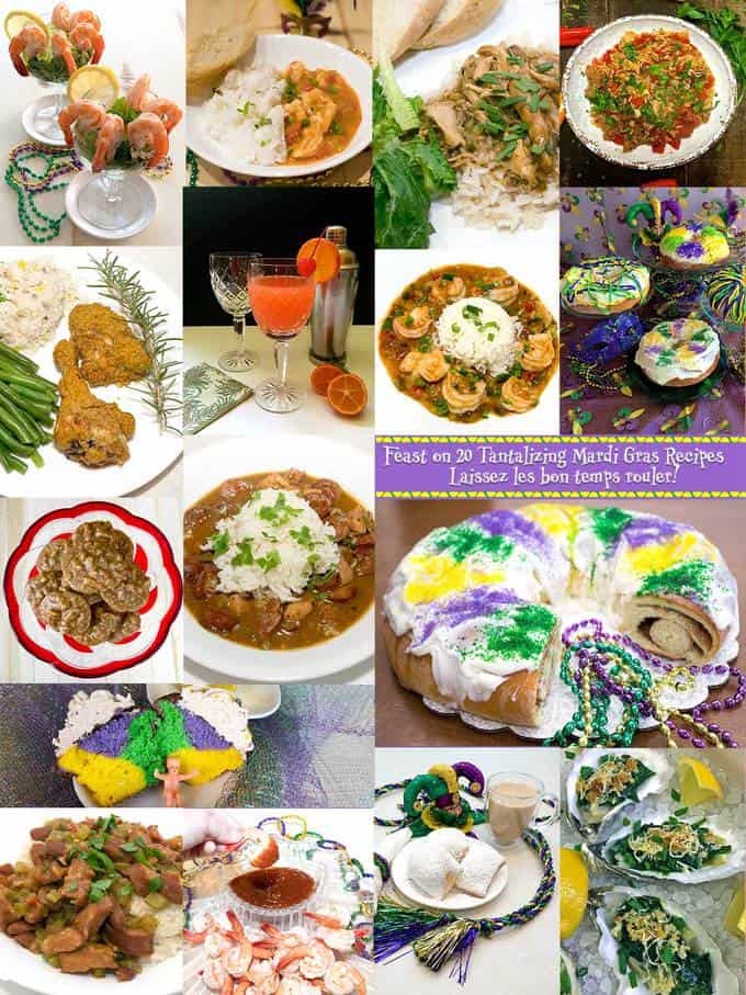 20 tantalizing Mardi Gras recipes. 