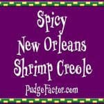 Shrimp Creole is a classic New Orleans dish consisting of shrimp cooked in a spicy mixture of diced tomatoes & onion, celery & bell pepper.