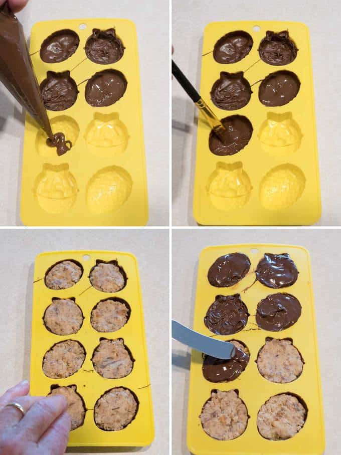 Chocolate Covered Peanut Butter Easter Treats