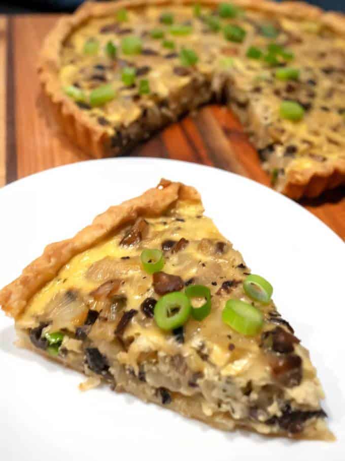 Onion and Mushroom Tart in Puff Pastry