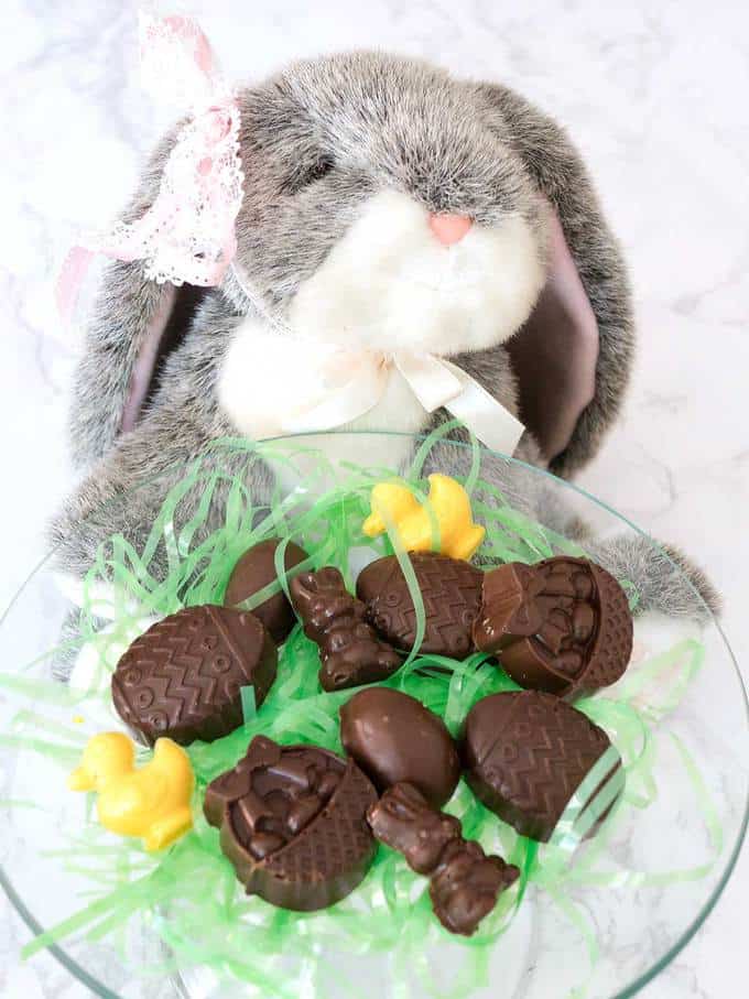 Chocolate Covered Peanut Butter Easter Treats