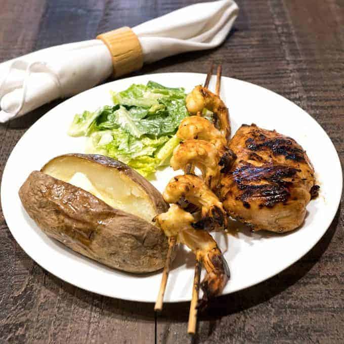 Tequila Lime Grilled Chicken and Shrimp Pudge Factor
