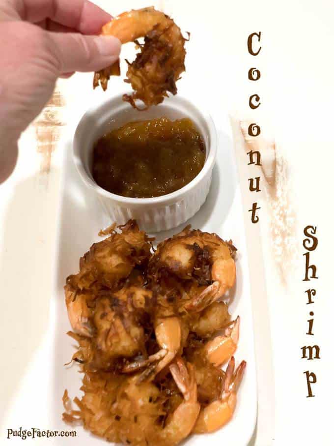 Coconut Shrimp with Orange Marmalade Dipping Sauce Pudge Factor