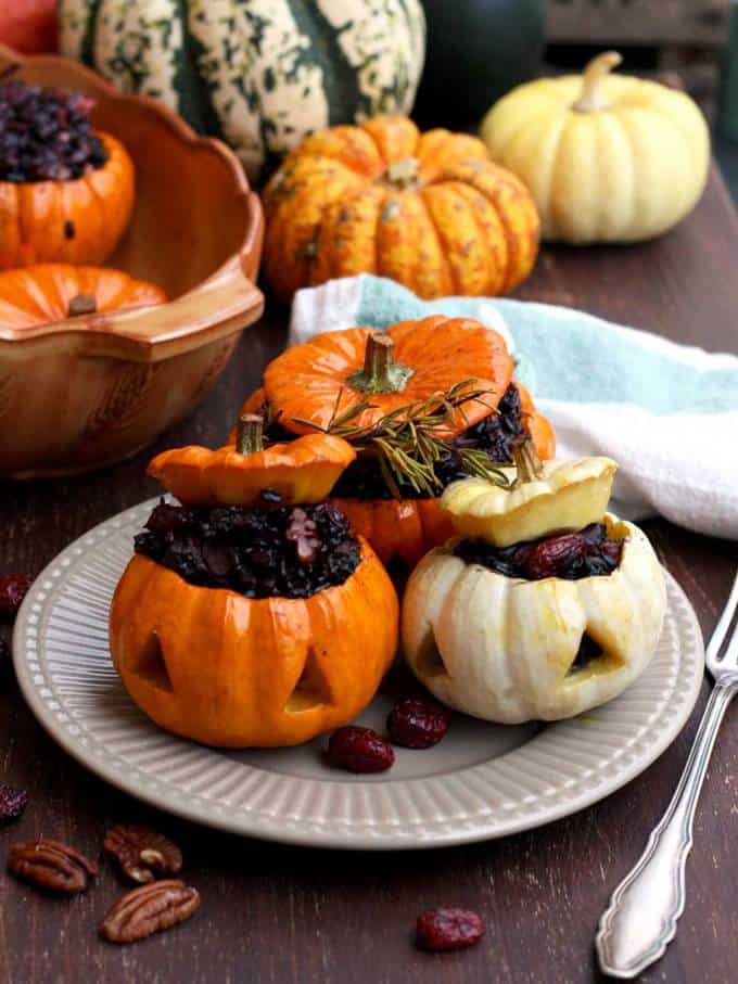 Halloween Stuffed Pumpkins