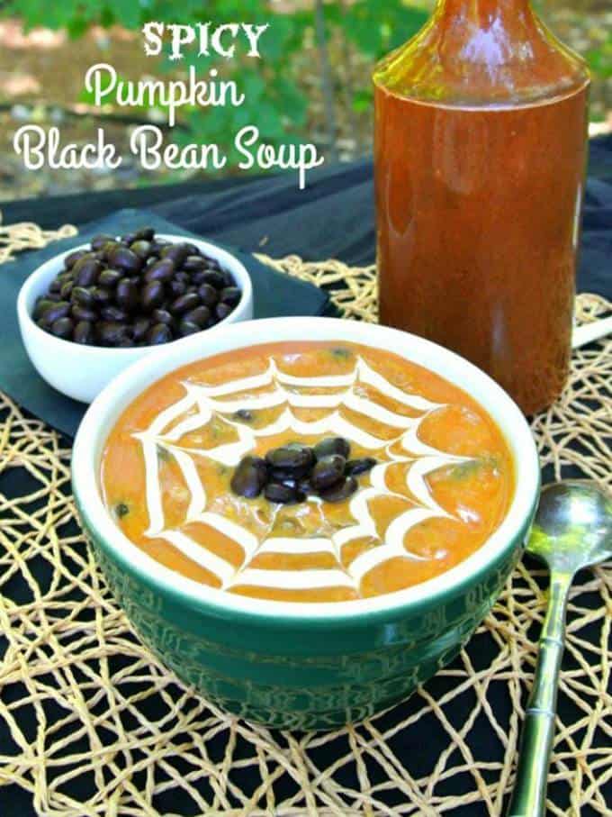 Spicy Pumpkin Black Bean Soup
