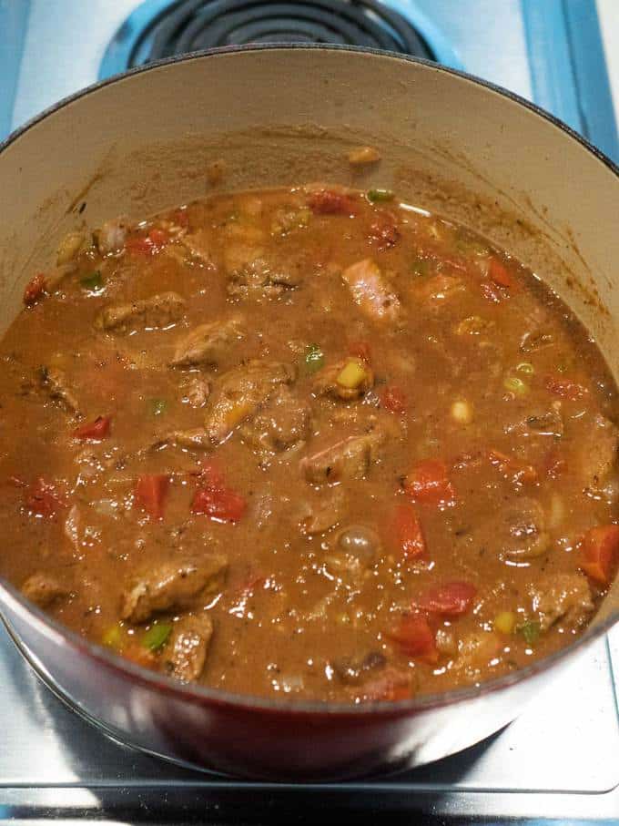 Beef Grillades and Smoked Gouda Grits The Pudge Factor