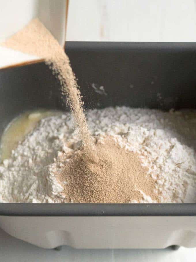 Adding the Yeast to the Ingredients