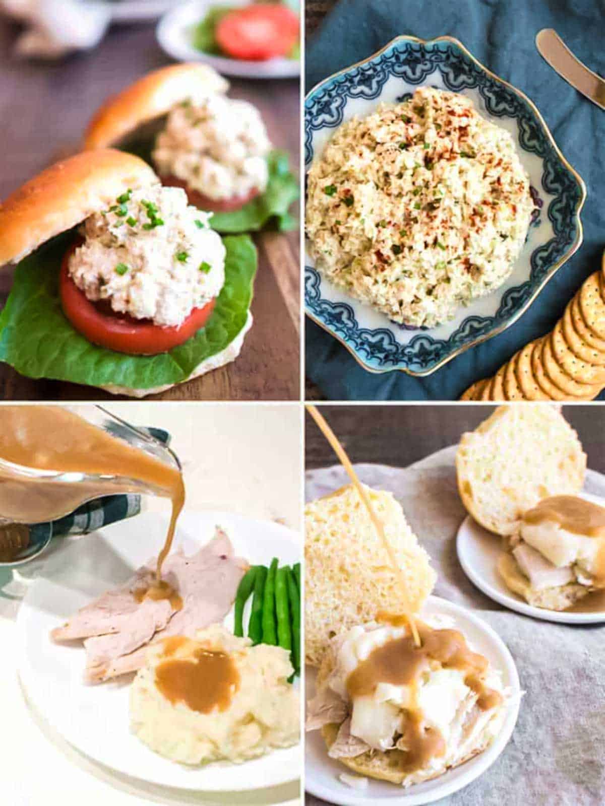 Leftover Turkey sliders two ways.