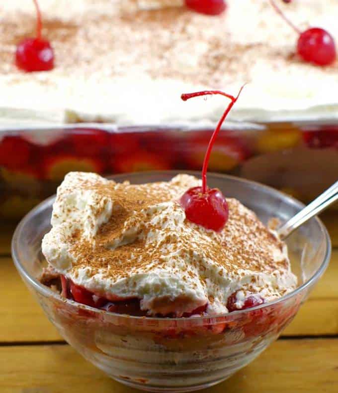 No Bake Black Forest Tiramisu