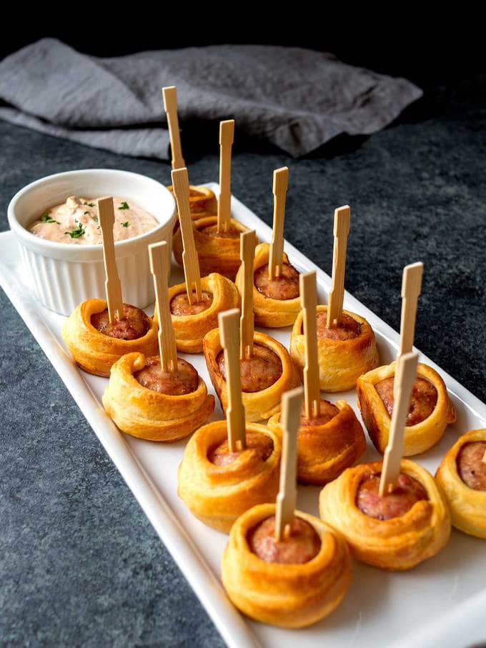 Cajun Sausage Bites with Spicy Dipping Sauce - The Pudge ...