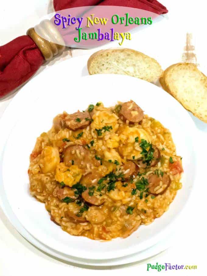 Spicy New Orleans Jambalaya Pudge Factor