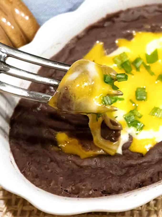 Mexican Smashed Black Beans