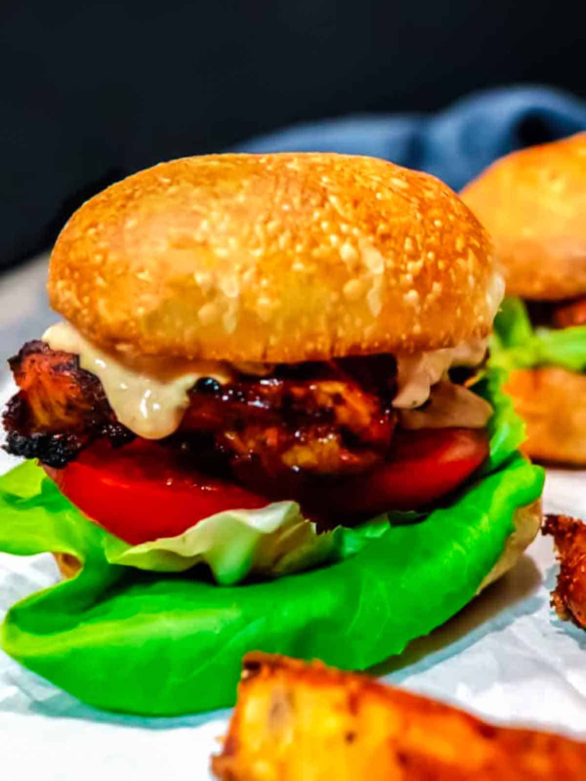 Peri Peri Chicken Burger.