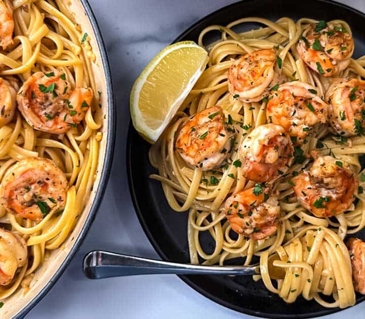 Easy shrimp scampi.