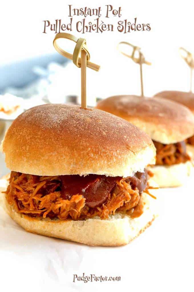 instant pot pulled chicken sliders