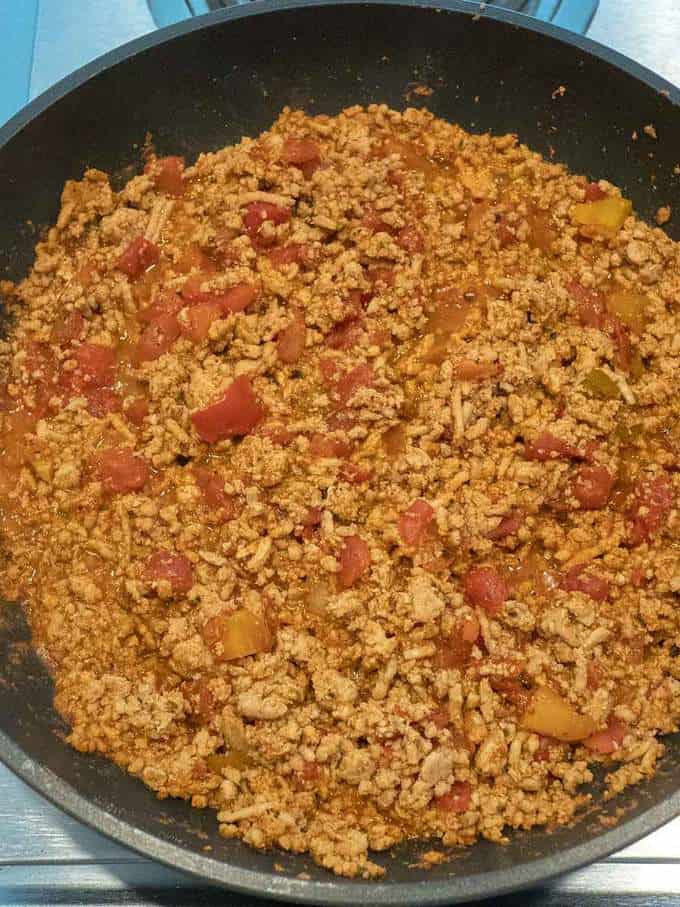Taco Meat for Taco Waffle Cones