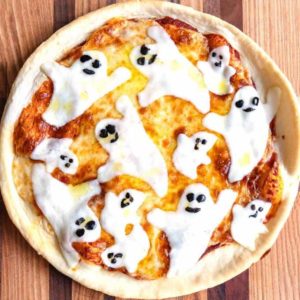Halloween Ghost Pizza