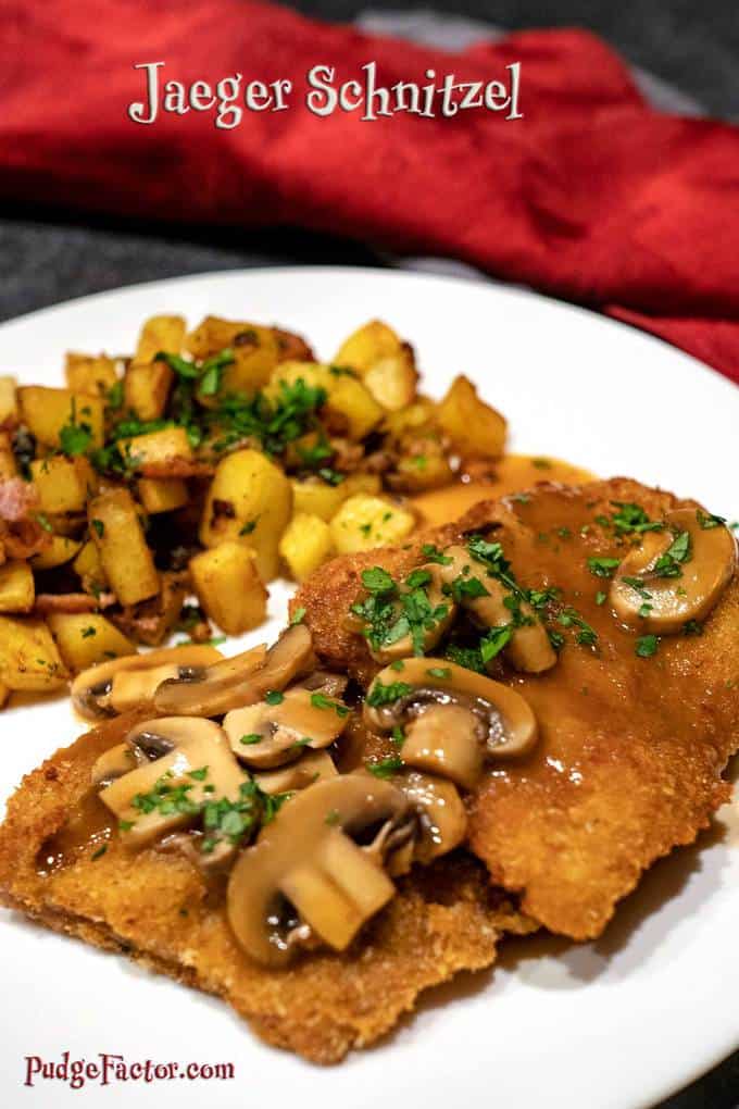 jaeger schnitzel (jägerschnitzel)