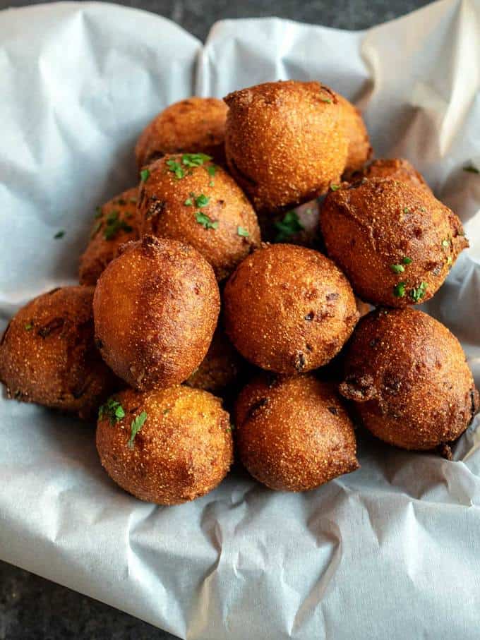 Easy Hush Puppies Recipe - Crunchy Creamy Sweet