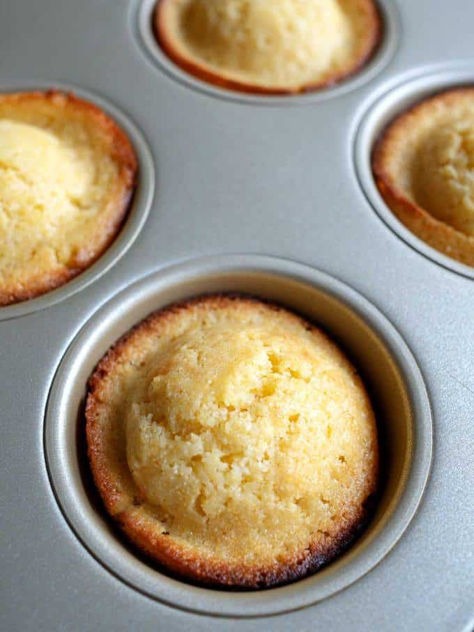 Honey Cornbread Muffins in Muffin Pan