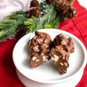 Chocolate Pecan Toffee Clusters