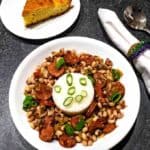 Southern Black Eyed Peas with Andouille Sausage