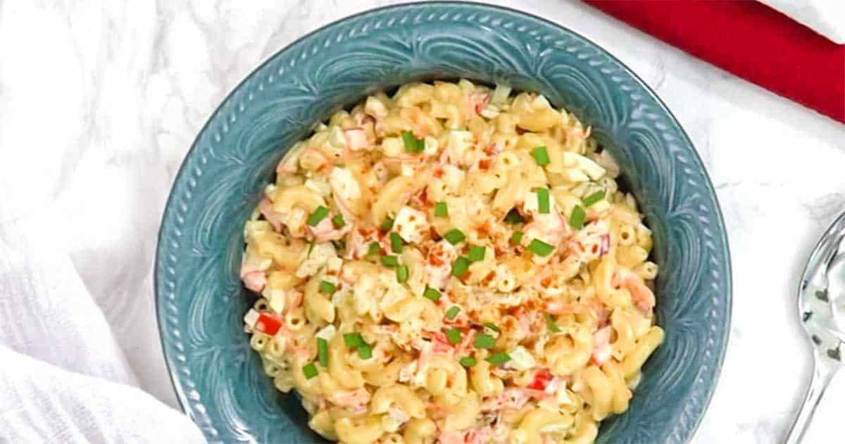 Classic southern macaroni salad